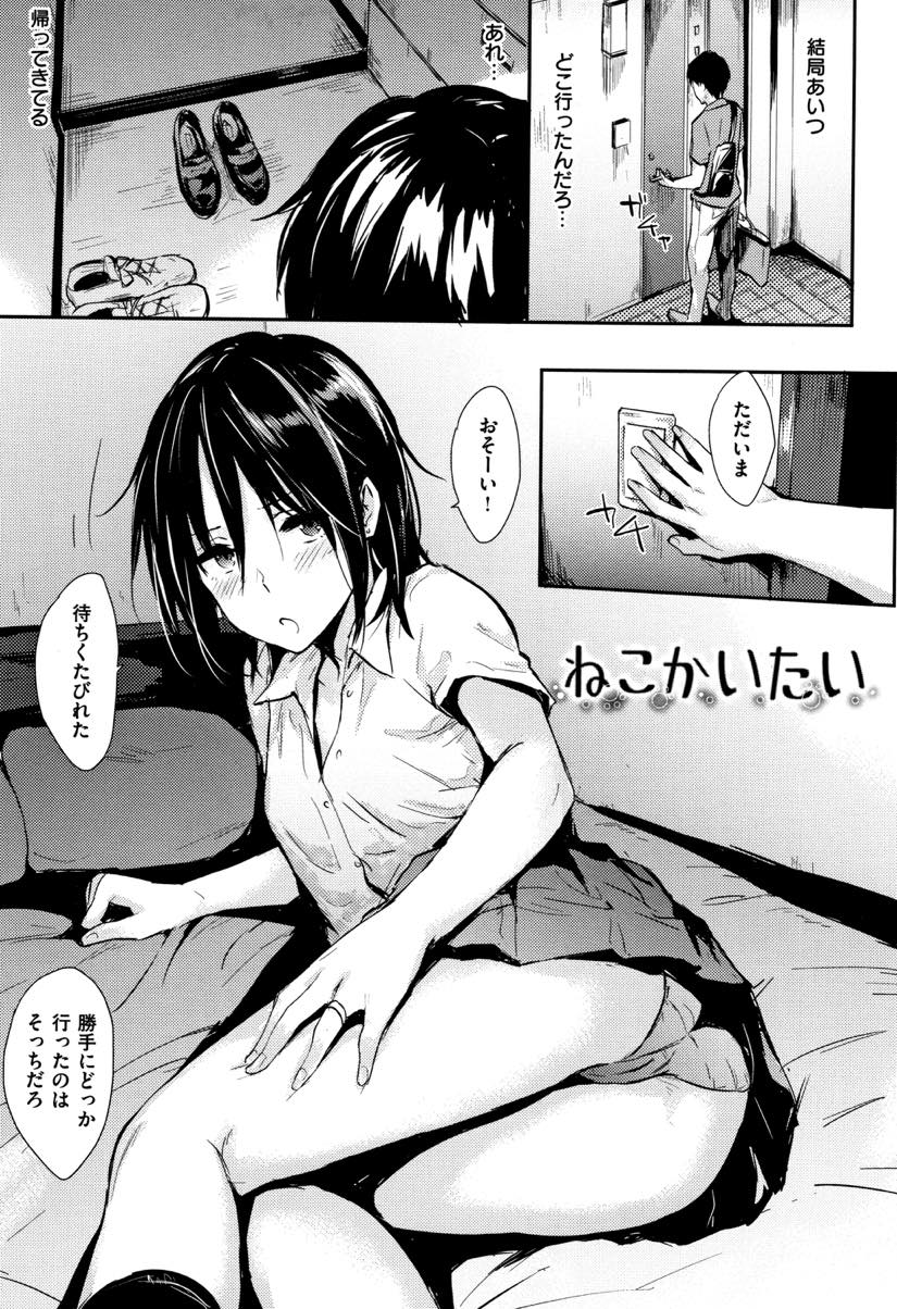 (2/2話)猫の良さをわかってもらうため猫耳付けてエッチするちっぱいJK...彼女の可愛さが振り切りいつもより興奮して猫らしくバックから犯していちゃラブ中出しセックス【なぱた:ねこかいたい】